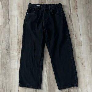 Zara Men's Baggy Black Jeans